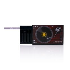 Plastic Gramophone Black Open